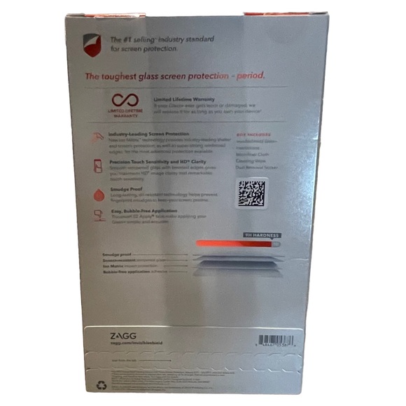 Zagg Invisible Shield Glass+ Screen Protector iPhone 8 Plus 7 Plus 6 Plus NIB - Picture 2 of 9